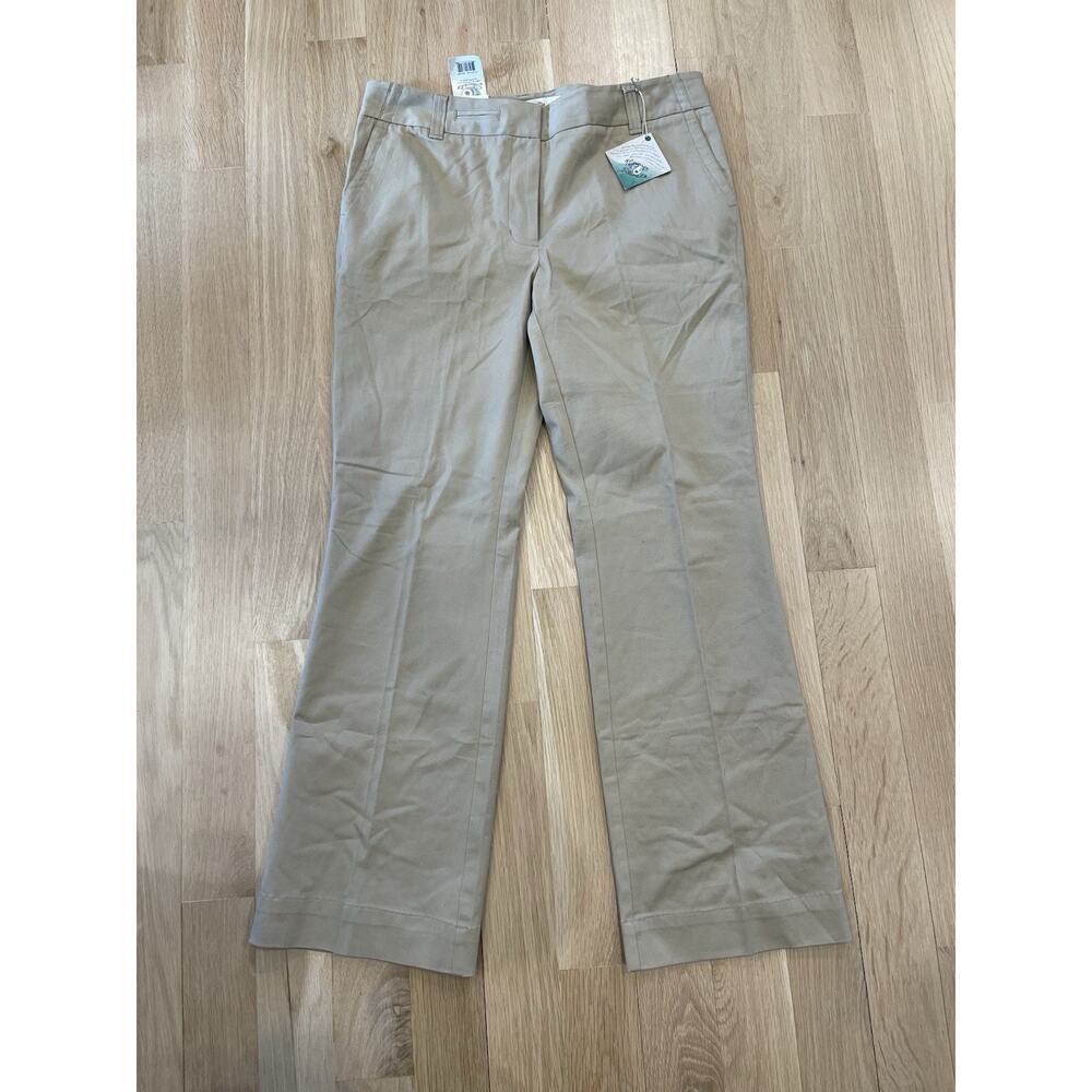 NWT Living Planet Khaki Pants Size 12 Organic Cotton Spandex
